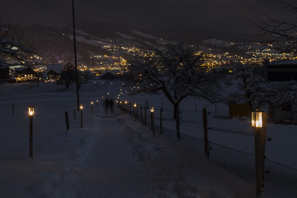 Der Laternenweg | © Katholische Kirche Unterägeri