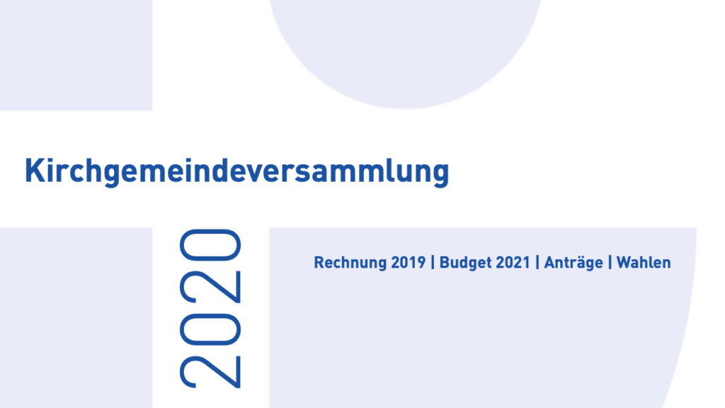 Kirchgemeindeversammlung 2020 | © Katholische Kirche Unterägeri