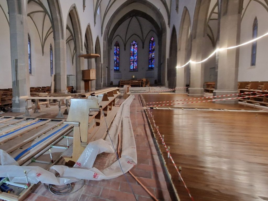 Sanierung Pfarrkirche 2023 | © Katholische Kirche Unterägeri